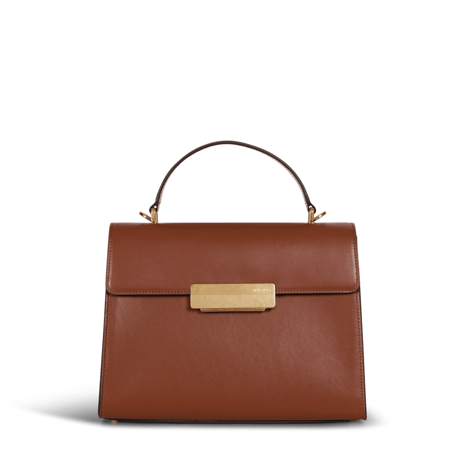 Capucine Gold Edition - Cuir Box Camel Ateliers Auguste