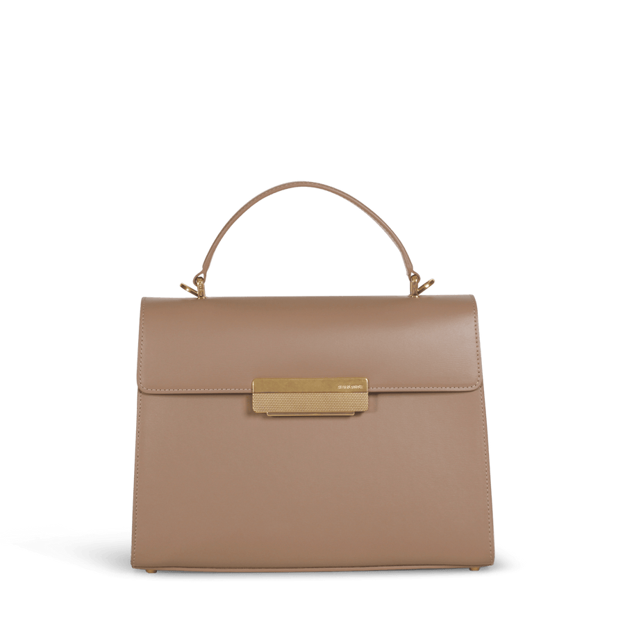 Capucine Gold Edition - Cuir Box Taupe Ateliers Auguste