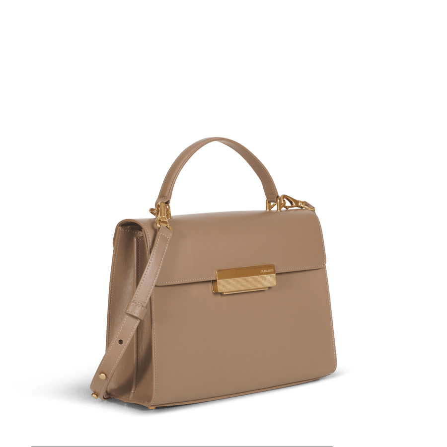 Capucine Gold Edition - Cuir Box Taupe Ateliers Auguste