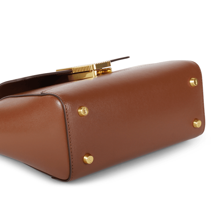 Mini Marly Gold Edition - Cuir Box Camel Ateliers Auguste