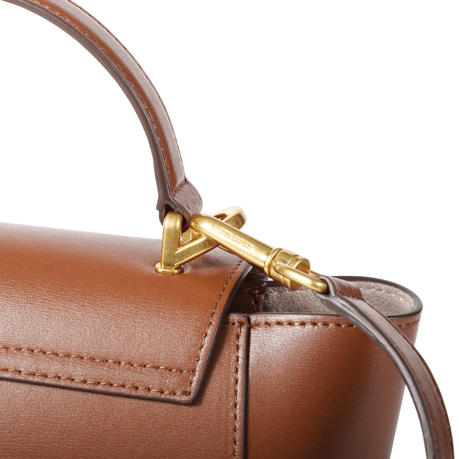 Mini Marly Gold Edition - Cuir Box Camel Ateliers Auguste