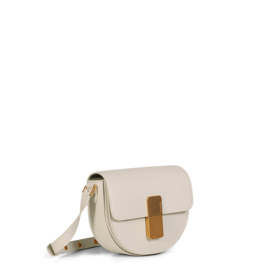 Mini Sully Gold Edition - Cuir Box Blanc Cassé Ateliers Auguste